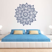 Adhesive vinyl mandala wall