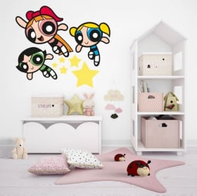 Wall stickers supernets or powerpuff girls