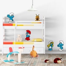 Decorative vinyl and stickers the smurfs