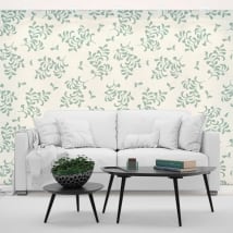 Vinyl wall murals flowers walls and objects