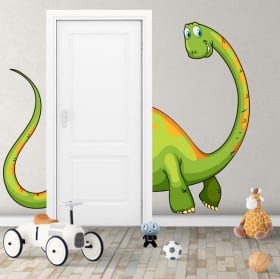 Children's dinosaur decorative vinyl for doors