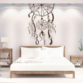 Wall decal half mandala