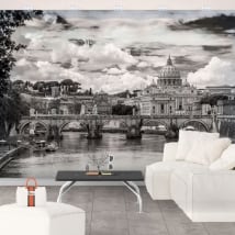 Wall murals basilica of saint peter vatican rome italy