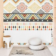 Vinyl wall murals hippie style