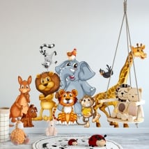 Vinyl walls children's or youth animals