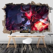 Vinyl walls league of legends 3d