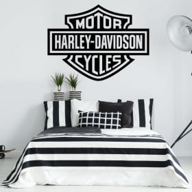 Vinyl and stickers logo motorcycles harley davidson