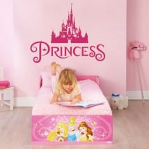 Vinyl and stickers princess castle disney