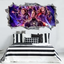 Decorative vinyl 3d the avengers