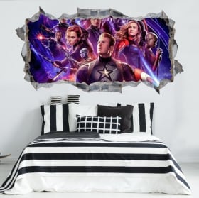 Decorative vinyl 3d the avengers endgame