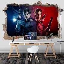 Vinyl walls resident evil 3d