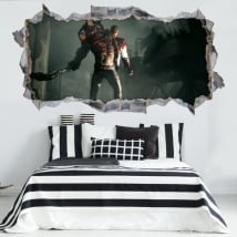 Decorative vinyl resident evil 3d