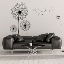 Decorative vinyl flowers dandelions