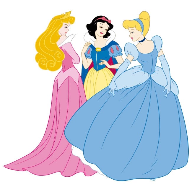 Decorative vinyl and stickers disney princesses