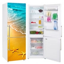 Decorative vinyl refrigerators sea stars