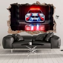 Decorative vinyl 3d motogp bmw m2 safety car
