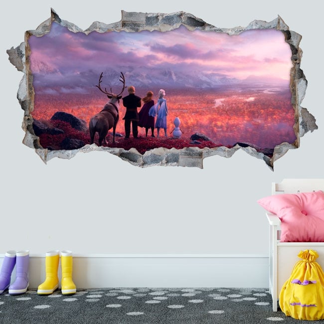 🥇 Decorative vinyls and 3d stickers disney frozen 2 🥇