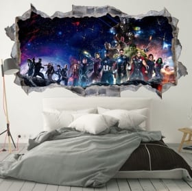 Wall stickers 3d the avengers infinity war