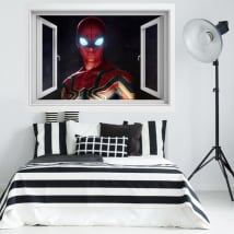 Vinyl window 3d spider-man far from home