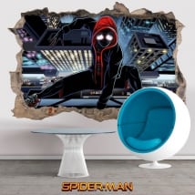 Vinyl and stickers 3d spider-man into spider-verse