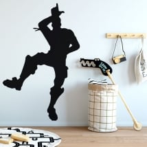 Vinyl stickers fortnite take the l dance