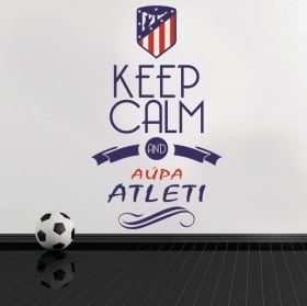Stickers football keep calm and viva er beti manque pierda