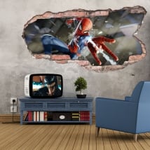 Vinyl and stickers 3d spider-man