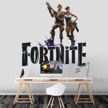 Vinyl and stickers fortnite video game