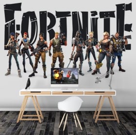 Adhesive vinyl video game fortnite