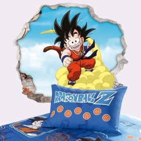 Decorative vinyl dragon ball son goku 3d