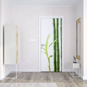 Vinyl for doors bamboo