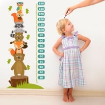 Vinyl and stickers animals meter child stature