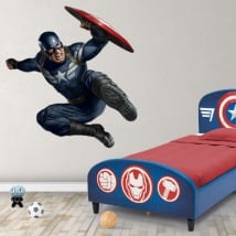 Vinyl stickers marvel captain america