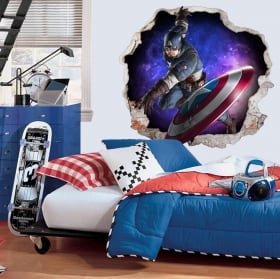 Vinyl 3d marvel captain america