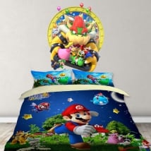 Decorative vinyl video game mario party