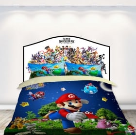 Vinyl headboards beds anime characters