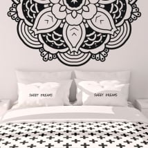 Wall stickers half of mandalas