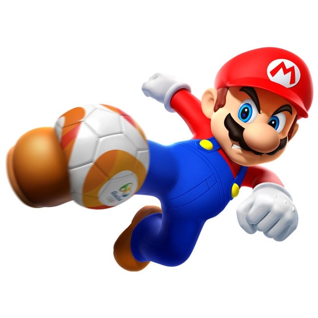Vinyl and stickers football mario bros olympic games