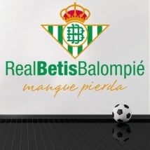 Football vinyl and stickers real betis balompié