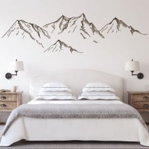 Wall decals wild mountains