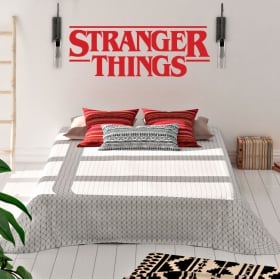 Vinyl and stickers logo tv series stranger things