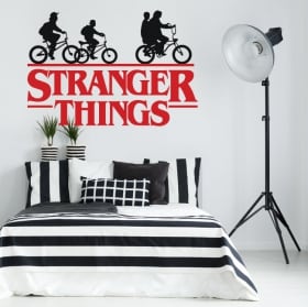 Vinyl and stickers logo tv series stranger things