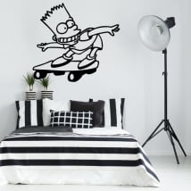 Children and youth vinyl and stickers bart simpson