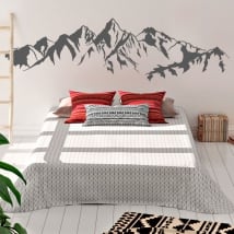 Decorative wall stickers mountains