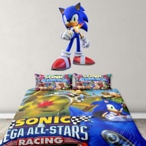 Vinyl and stickers videogame sonic