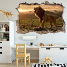 Decorative vinyl and stickers 3d the lion king