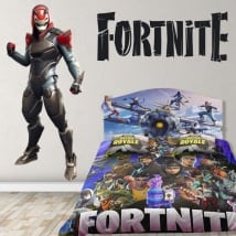 Vinyl stickers video game fortnite vendetta skin