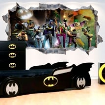 Decorative vinyl 3d batman gotham city impostors