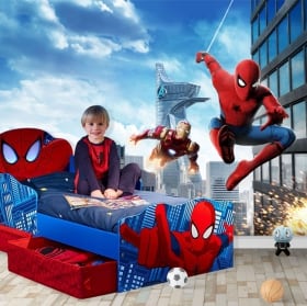 Children or youth murals spiderman marvel