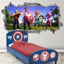 Vinyl video game fortnite avengers 3d